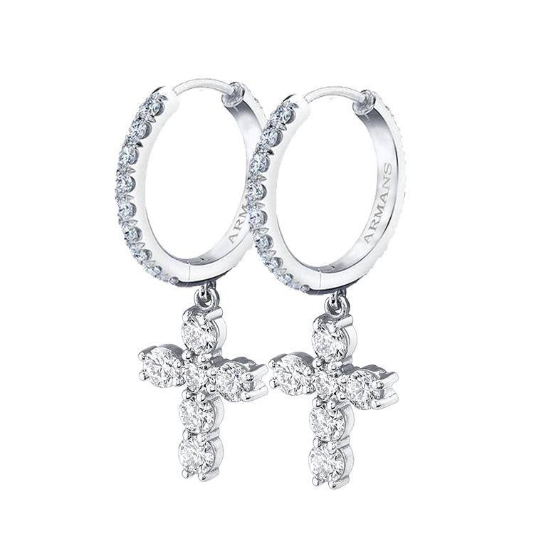 Dainty Cross Stud Earrings for Women Sterling Silver Cross Earrings Small Cross  Earrings 5 X 7 Mm Religious Gift for Her - Etsy